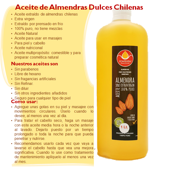 Aceite de Almendras Dulces: Beneficios Para la Salud.