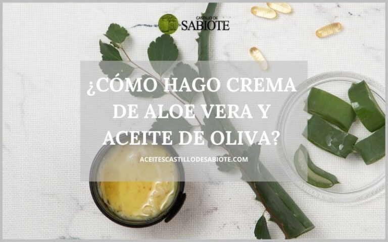 Mezcla de Aceite de Oliva y Aloe Vera para Tu Cara