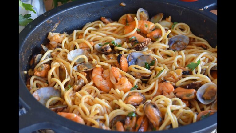 Receta de Espaguetis a la Marinera: Deliciosa y Fácil de Hacer